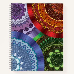 The Elements Mandalases Spiral Notebook Notizblock