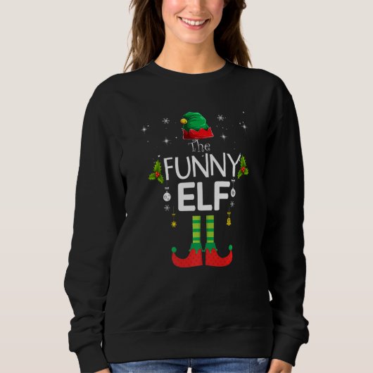 The  Elf Family Matching Group Christmas Sweatshirt (Vorderseite)