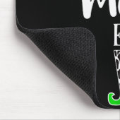 The Elf Moo Cow Funny Christmas Elf Family Matchin Mousepad (Ecke)