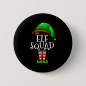 The Elf Squad Family Matching Group Christmas Button (Vorderseite)