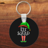 The Elf Squad Family Matching Group Christmas Schlüsselanhänger (Vorderseite)