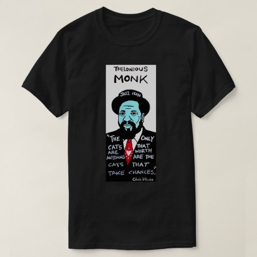 The elonious Monk Jazz Folk Art Classic T - Shirt. T-Shirt (Design vorne)