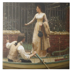 The Elopement (Romantic Date) (von E.B. Leighton) Fliese