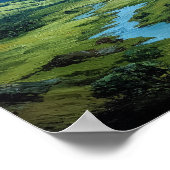 The Emerald Vein: A Sun-Drenched Passage Poster (Ecke)