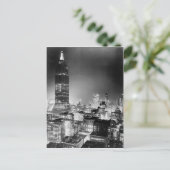 The Empire State Gebäude at Night Post Card, 1937 Postkarte (Stehend Vorderseite)