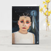 The Empress Painting by Alfred Fox Karte (Gelbe Blume)