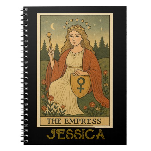 The Empress Tarot Card Unisex Notizblock (Vorderseite)