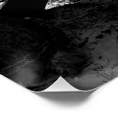 The Empty Chair by the Lake Poster (Ecke)