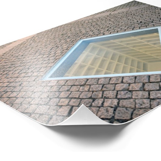 The Empty Library, Berlin, Deutschland Fotodruck (Ecke)