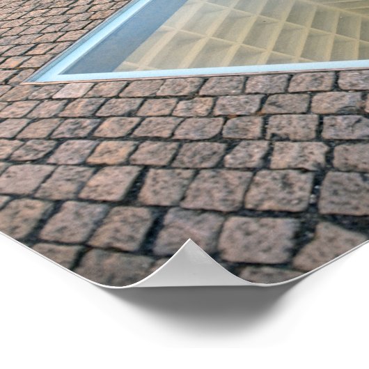 The Empty Library, Berlin, Deutschland Poster (Ecke)