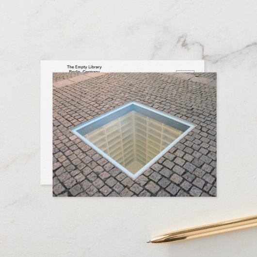 The Empty Library, Berlin, Deutschland Postkarte (Vorderseite/Rückseite Beispiel)