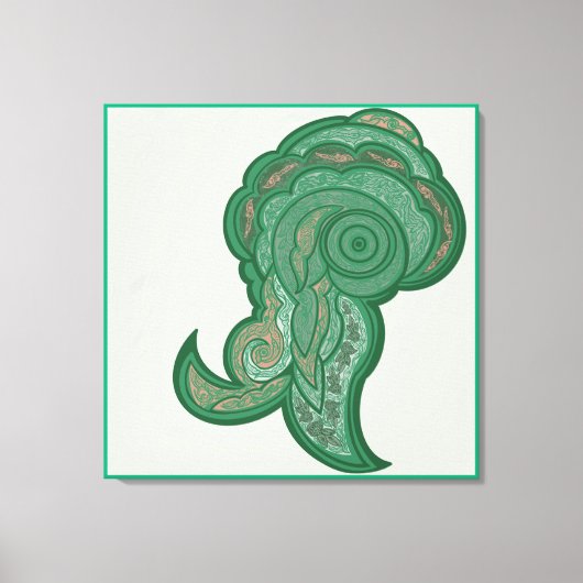 The Enchanted Coral Garden Leinwanddruck (Vorderseite)