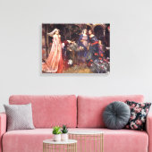 The Enchanted Garden 1917 John William Waterhouse Leinwanddruck (Insitu (Wohnzimmer))