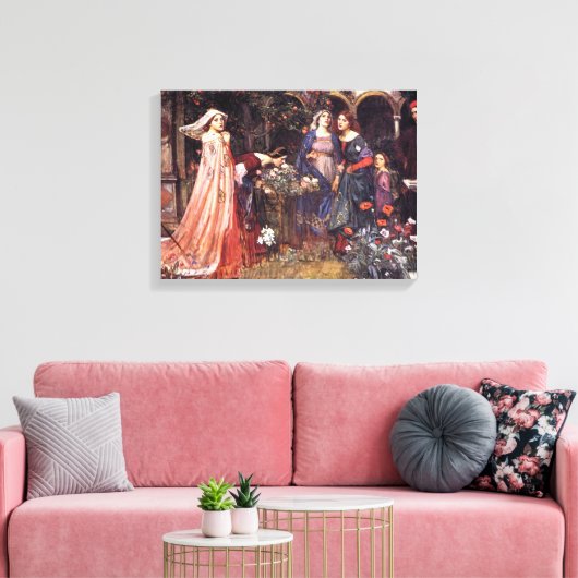 The Enchanted Garden 1917 John William Waterhouse Leinwanddruck (Insitu (Wohnzimmer))