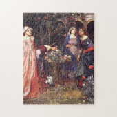 The Enchanted Garden 1917 John William Waterhouse Puzzle (Vertikal)