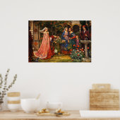 The Enchanted Garden by John William Waterhouse Poster (Küche)