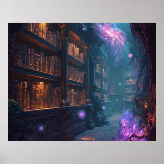 The Enchanted Library Poster (Vorne)