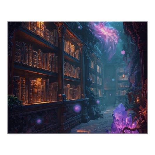 The Enchanted Library Poster (Vorderseite)