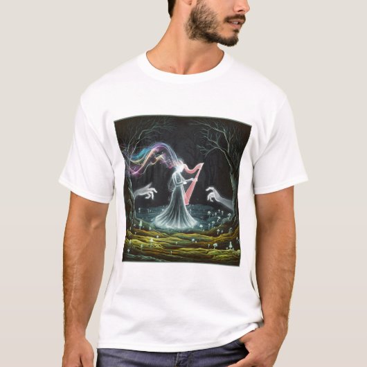 The Enchanted Melody of the Spirit Harp T-Shirt (Vorderseite)