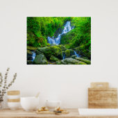 The Enchanting Cascade of Torc Waterfall Poster (Küche)