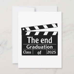 The End Abschluss 2025 Cinema Graduate Mitteilungskarte