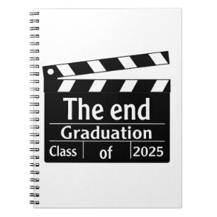The End Abschluss 2025 Cinema Graduate Notizblock