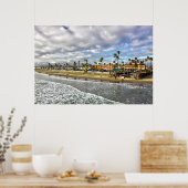 "The End of a Day" Newport Beach CA Poster (Küche)