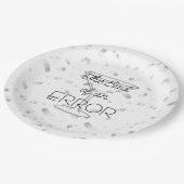 The End of an Error Martini Divorce Party Pappteller (Schrägansicht)