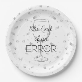 The End of an Error Wine Divorce Party Pappteller