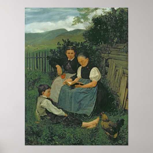The End of the Day, 1868 Poster (Vorne)