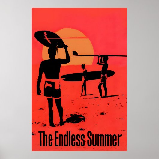 The Endless Summer Vintage Movie Poster Print 1 (Vorne)