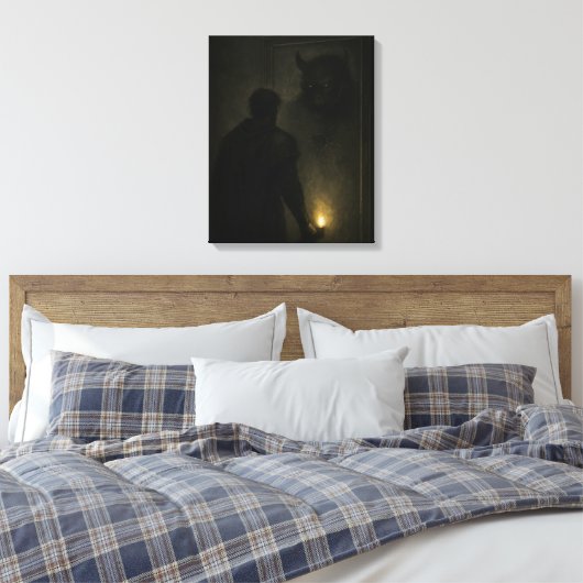 The Enemy Within – Canvas Art Print Leinwanddruck (Insitu (Schlafzimmer))