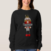 The Engineer Nutcracker Family passt Weihnachten Sweatshirt (Vorderseite)