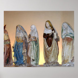 The Entombment, 1490 (painted stone) (detail) 3 Poster