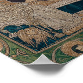 The Entombment, Moscow School, 1678 Poster (Ecke)