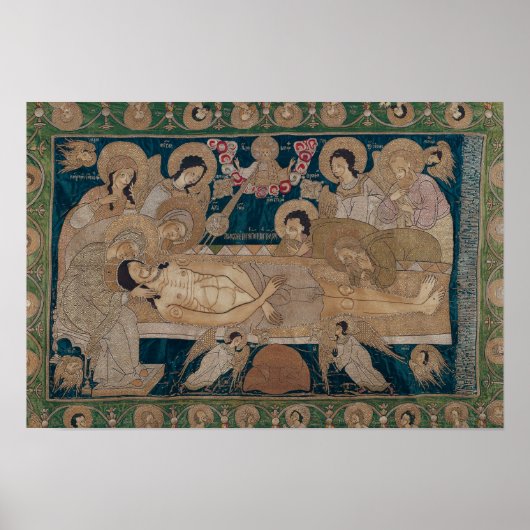 The Entombment, Moscow School, 1678 Poster (Vorne)