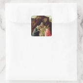 The Entombment Quadratischer Aufkleber (Tasche)