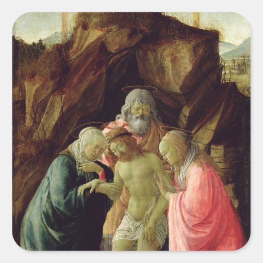 The Entombment Quadratischer Aufkleber (Vorderseite)