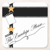 "The Envelope Bitte" Oscar-Party Rechteckiger Pappuntersetzer (Vorderseite)