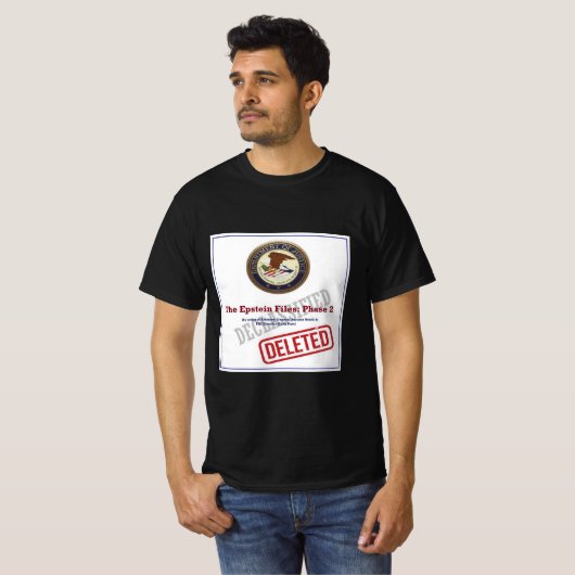 The Epstein Files Phase 2 T-Shirt (Vorne ganz)