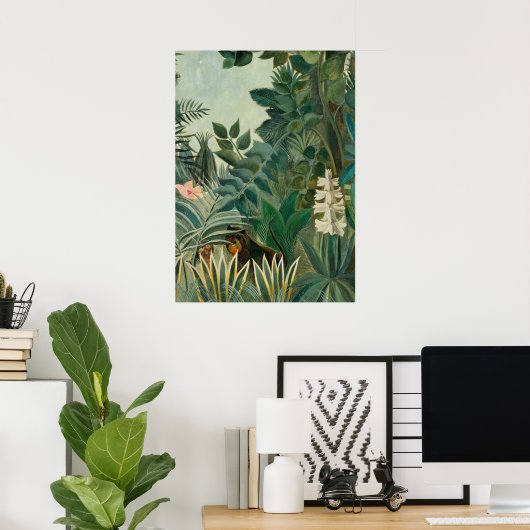 The Equatorial Jungle, 1909 Poster (Heimbüro)