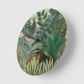 The Equatorial Jungle, 1909 Runde Wanduhr (Winkel)