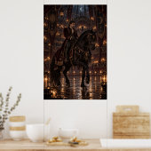 The Equestrian | Gothic Circus Fine Art Poster (Küche)