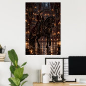 The Equestrian | Gothic Circus Fine Art Poster (Heimbüro)