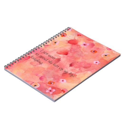 The Erholung of My Life Laghing Notebook (80 Pgs B Notizblock (Linke Seite)