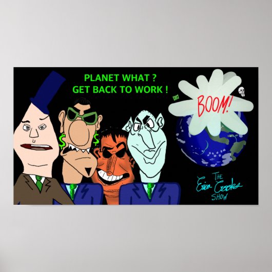 The Erica Crooks Show: Evil Business Puppet Poster (Vorne)