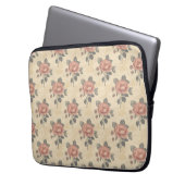 The essence of blooming grace pattern laptopschutzhülle (Vorderseite Links)