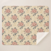 The essence of blooming grace pattern sherpadecke (Vorderseite (Horizontal))
