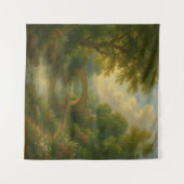 The Eternal Arch: Romantic Twilight Over the River Wandteppich (Vorderseite (Horizontal))