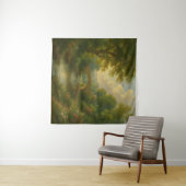 The Eternal Arch: Romantic Twilight Over the River Wandteppich (Beispiel (Horizontal))